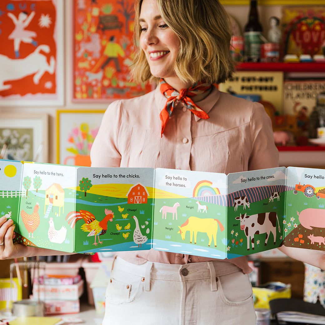 Tummy Time: Farm Baby Board Book