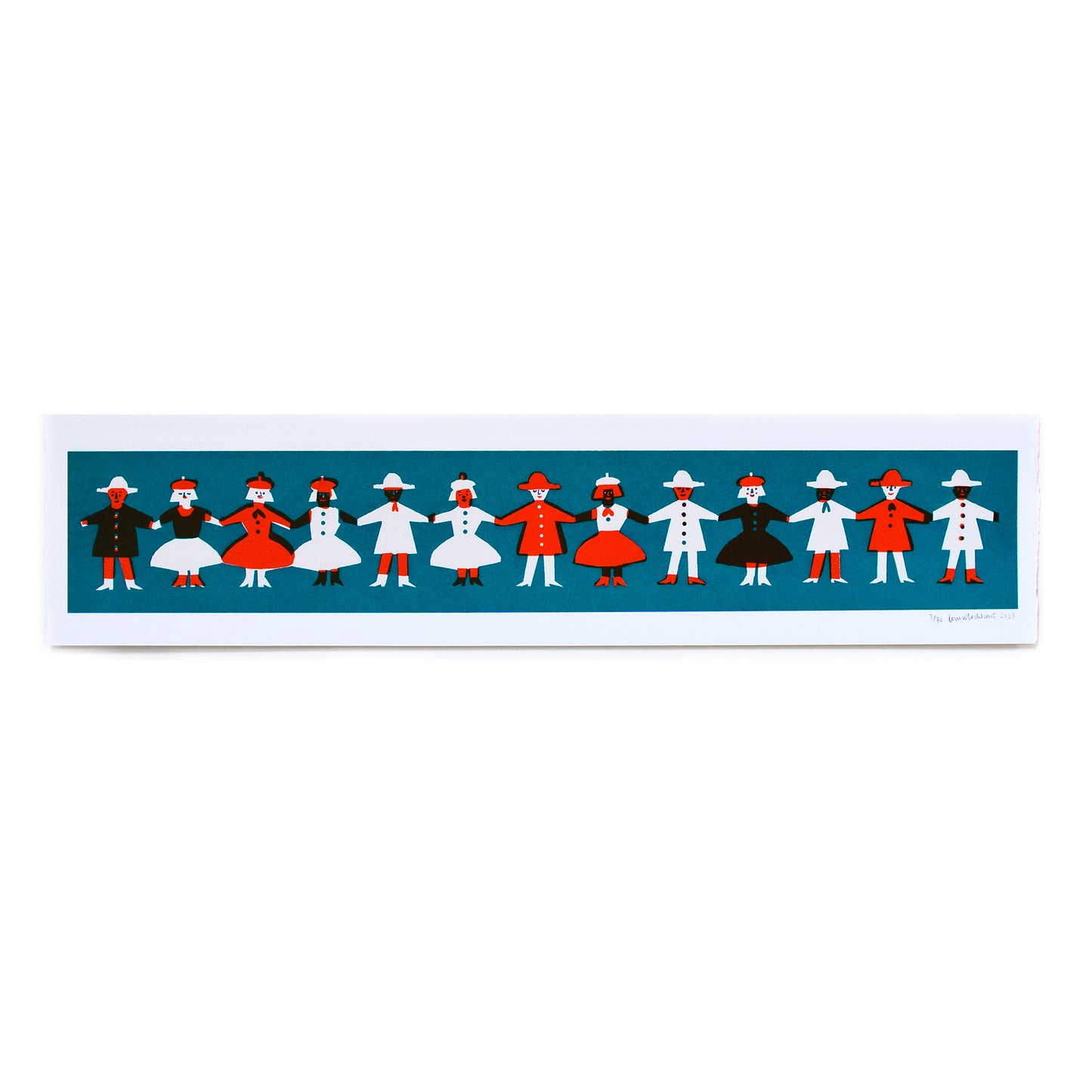 Paper Chain Limited Edition Screen Print