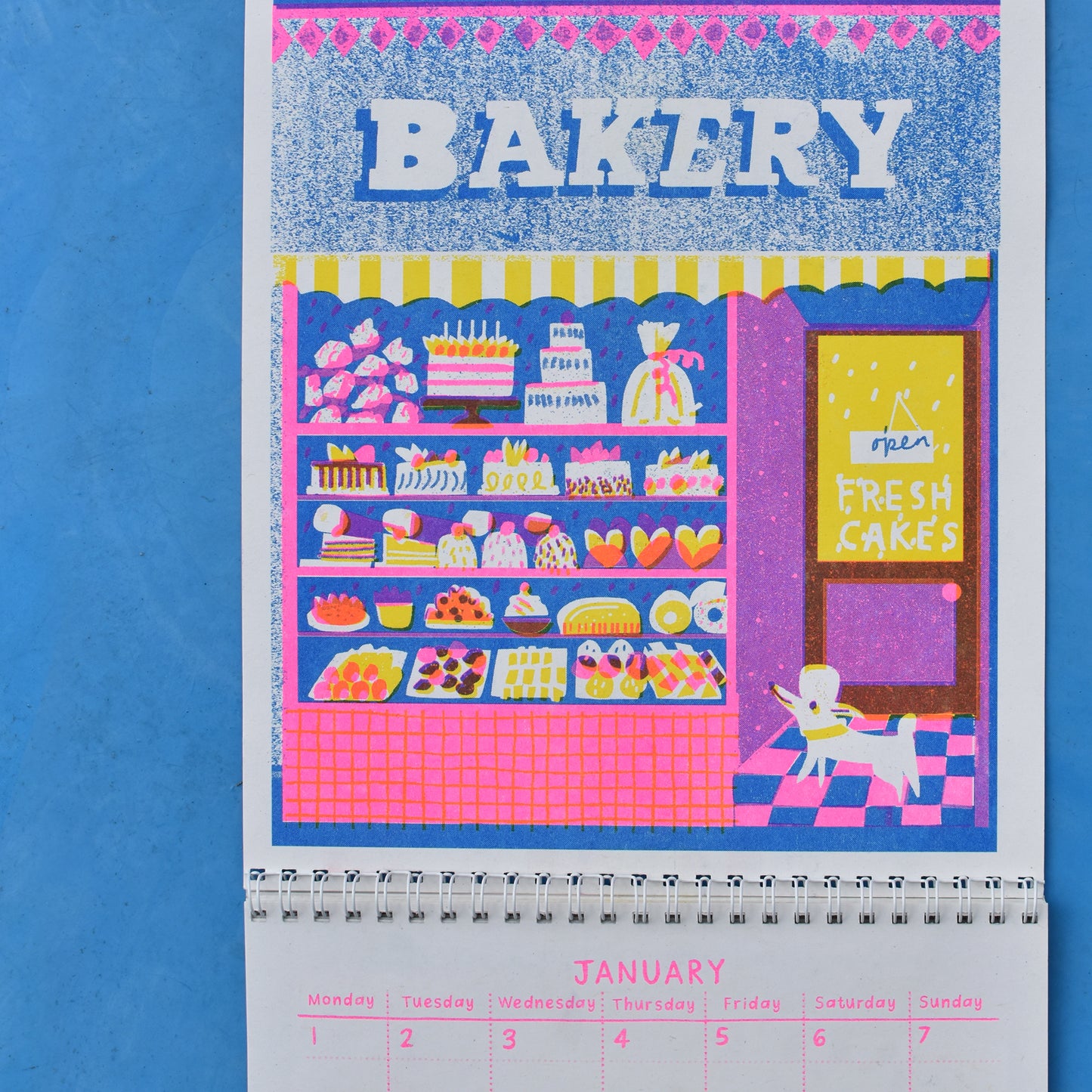 Risograph Calendar 2024