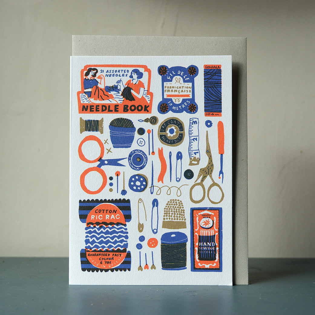 Sewing Collection A6 Card