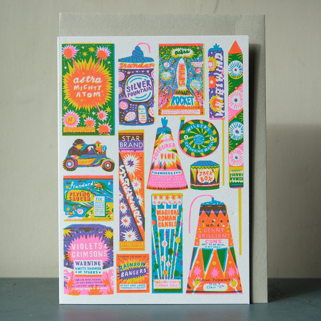 Fireworks Collection A6 Card