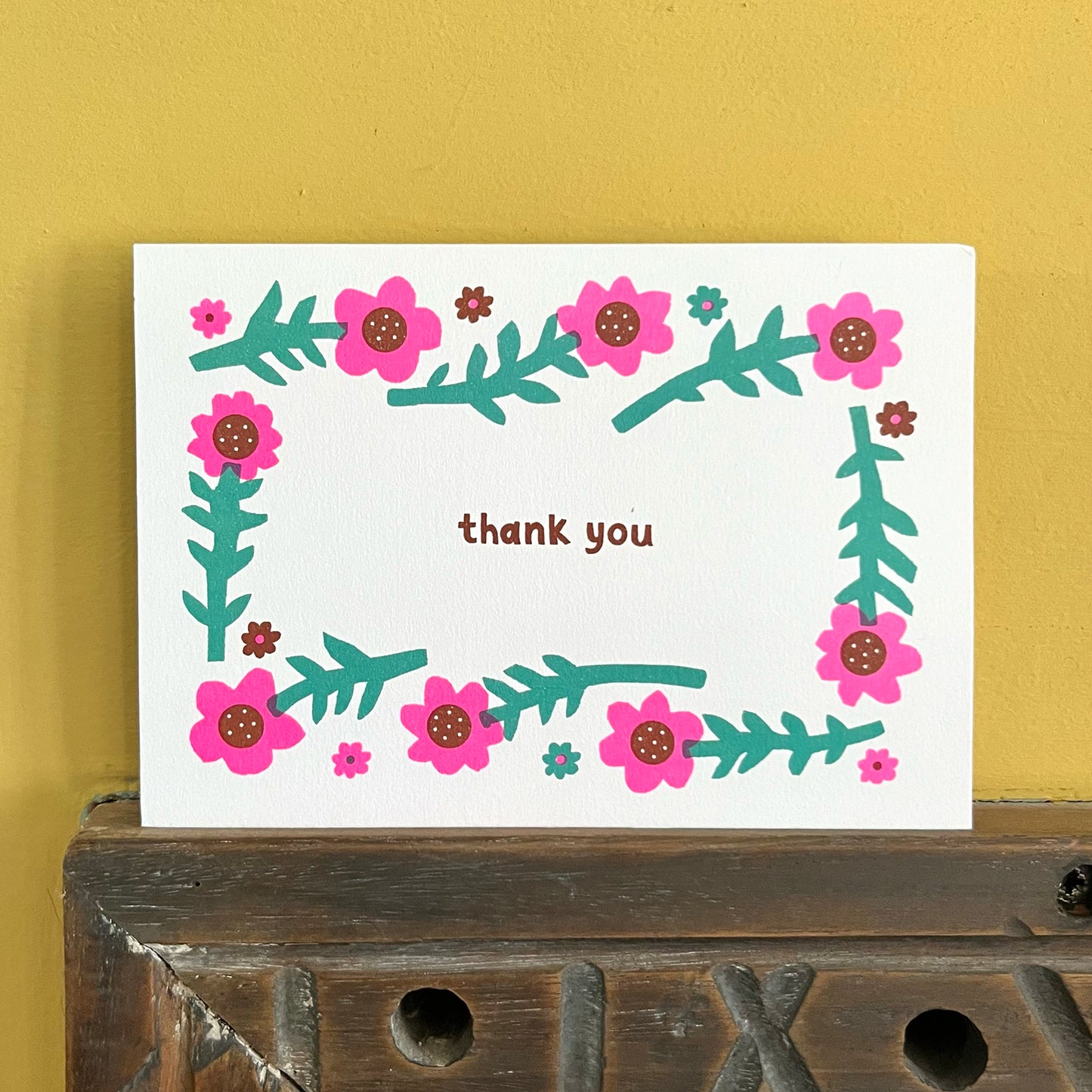 Thank You Floral A6 Card