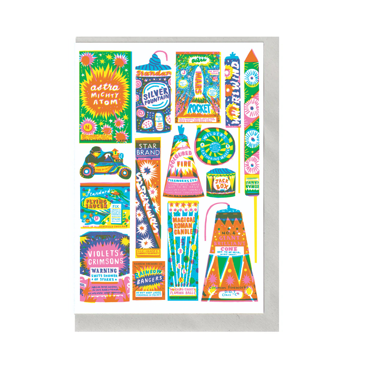 Fireworks Collection A6 Card