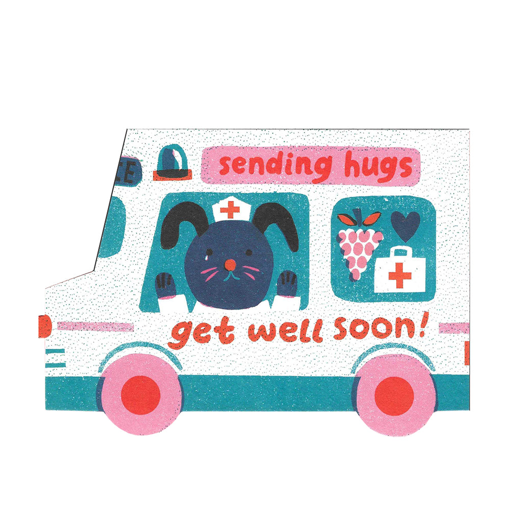 Get Well Soon Van Die Cut Card – theprintedpeanut