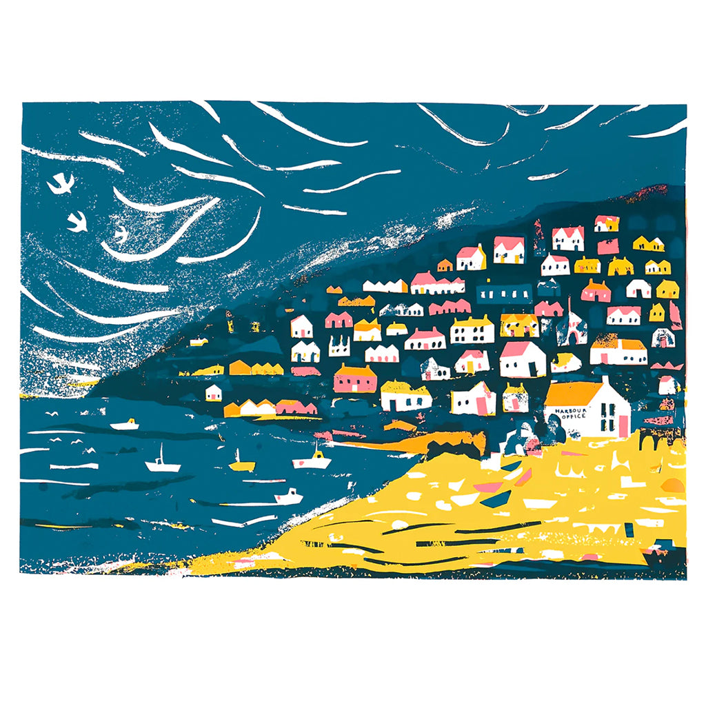 Harbour Office Screen Print 40x50cm