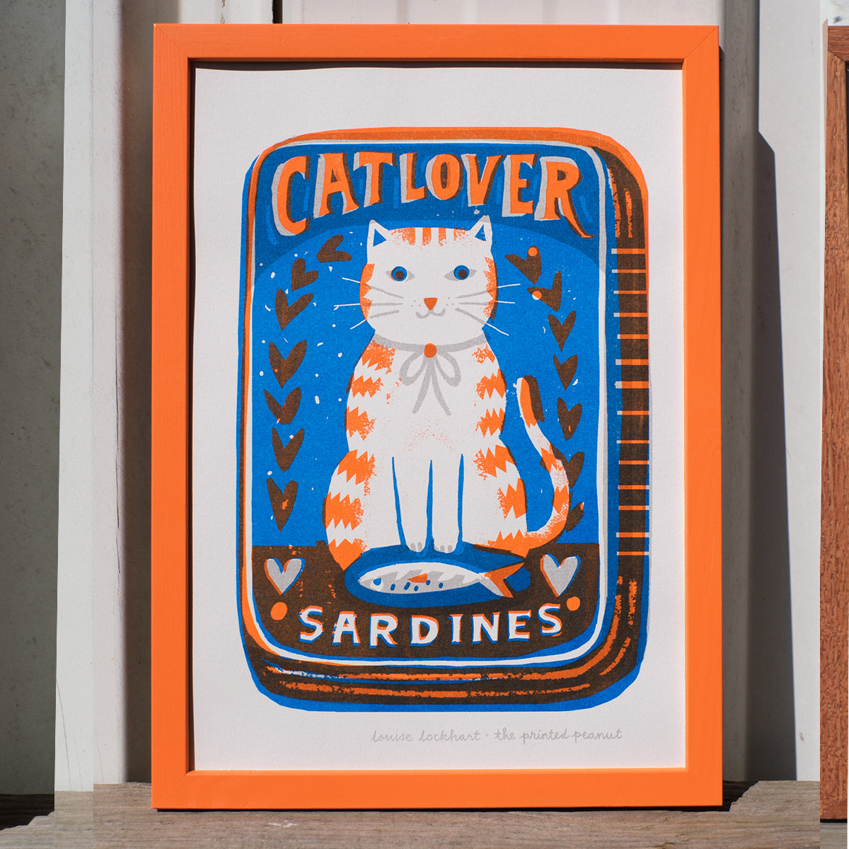 Cat Lover A4 Risograph Art Print