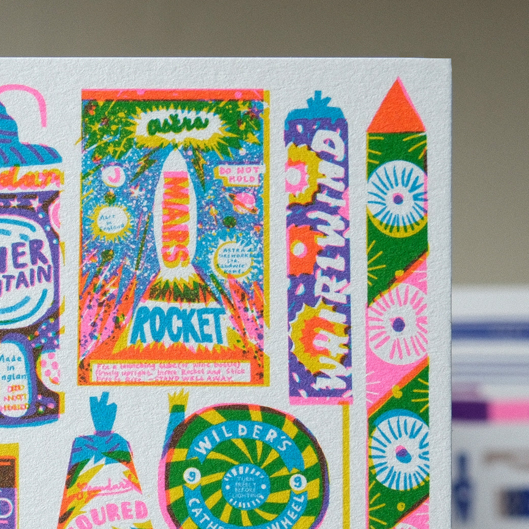 Fireworks Collection A6 Card