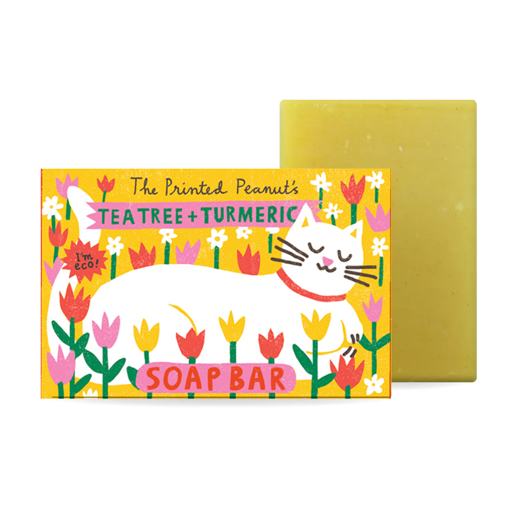 Tea Tree & Turmeric Natural Handmade Soap Bar