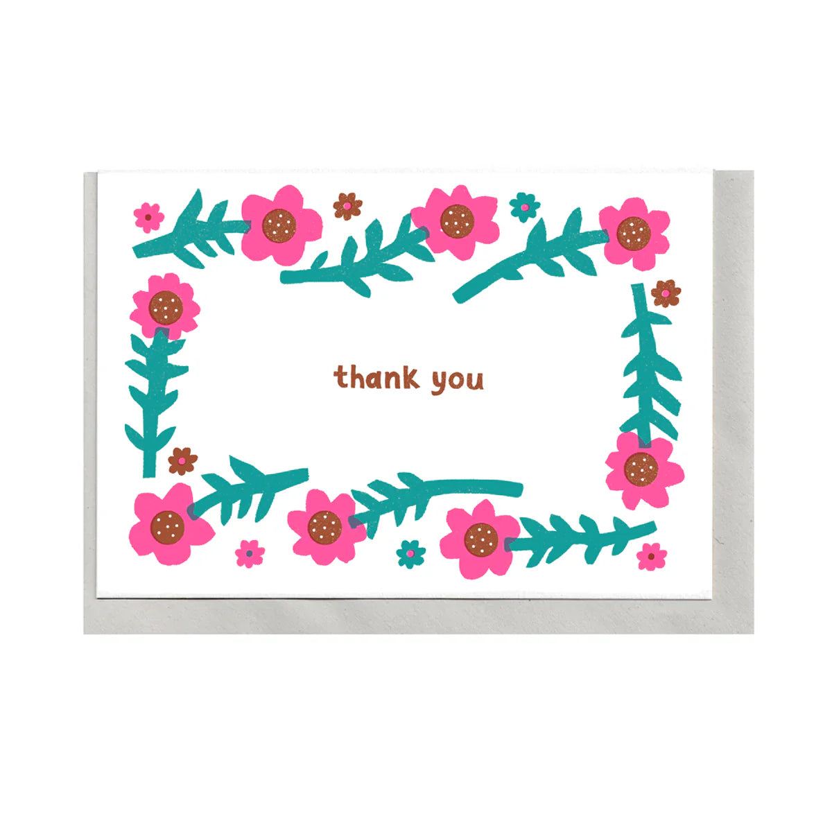 Thank You Floral A6 Card