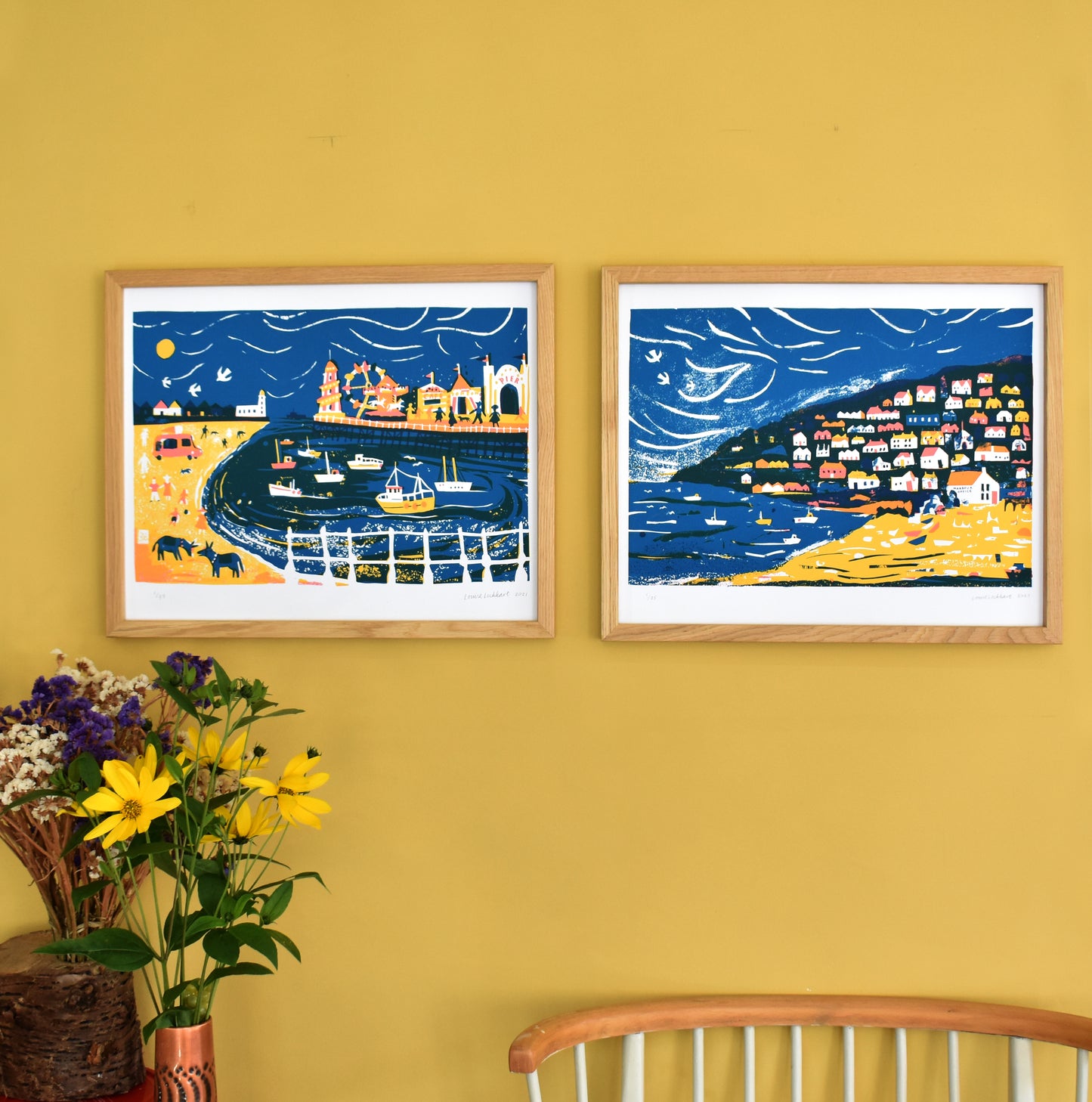 Harbour Office Screen Print 40x50cm