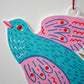 Letterpress Paper Cut Out Decoration - Swallow