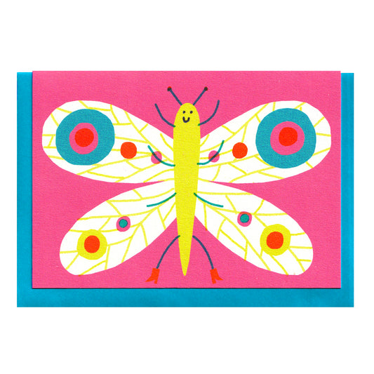 Happy Butterfly A6 Card