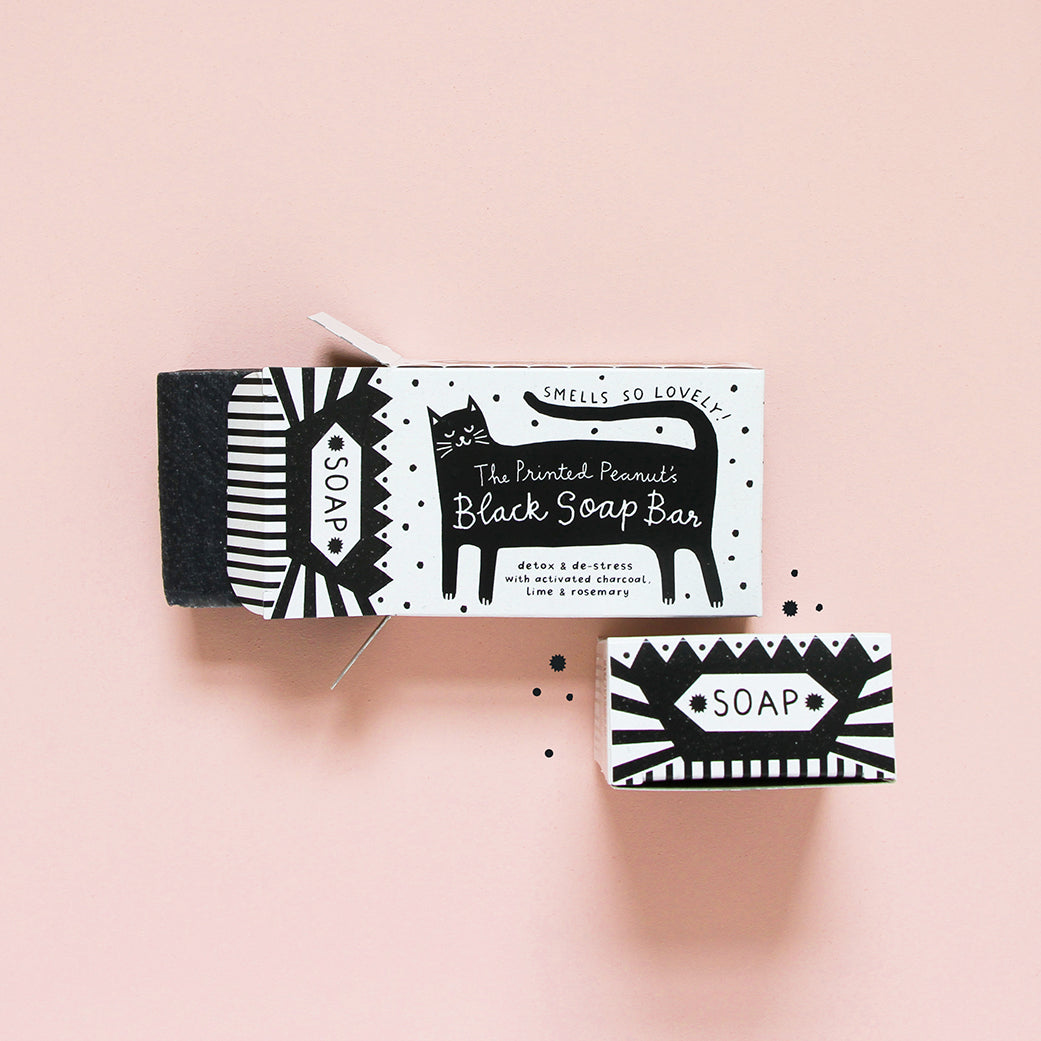 Black Cat Charcoal Natural Handmade Soap Bar