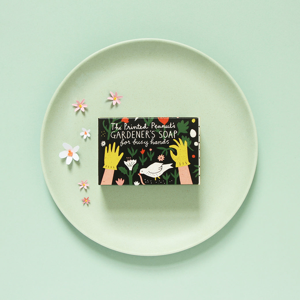 Gardener's Mint & Poppyseed Natural Handmade Soap Bar