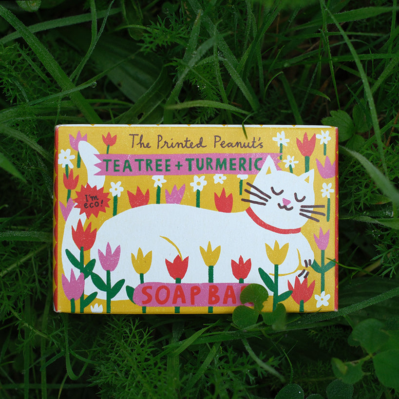 Tea Tree & Turmeric Natural Handmade Soap Bar
