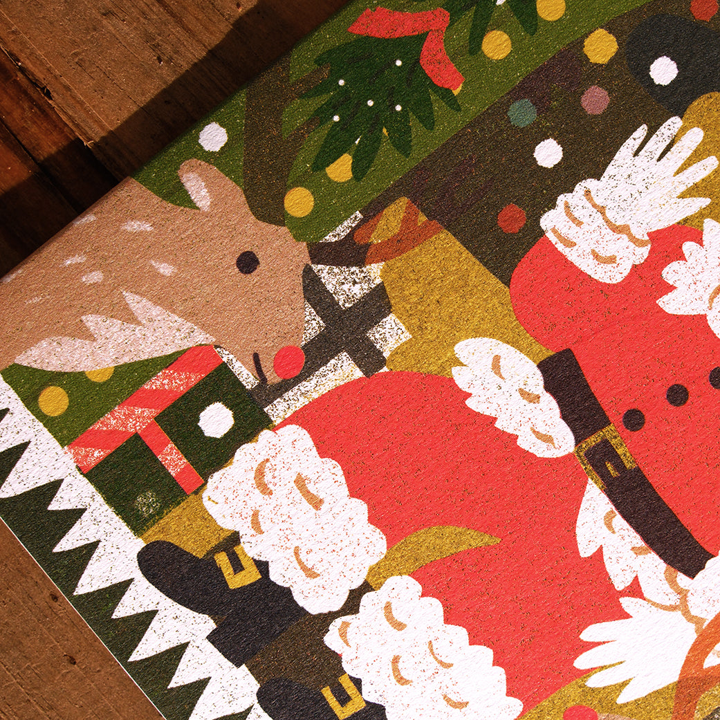 Christmas Grotto Die Cut Card