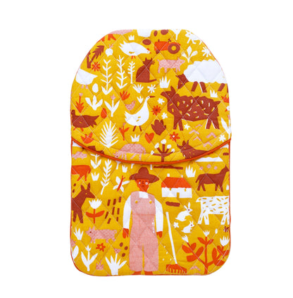 Farm Life Hot Water Bottle Cover