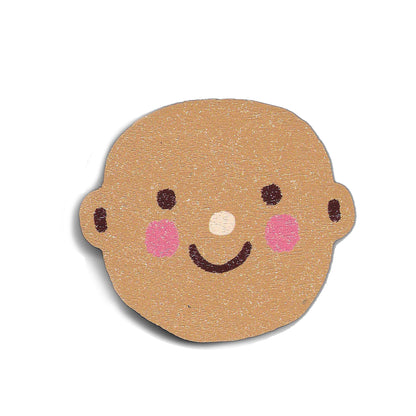 Baby Printed Wooden Fridge Magnet
