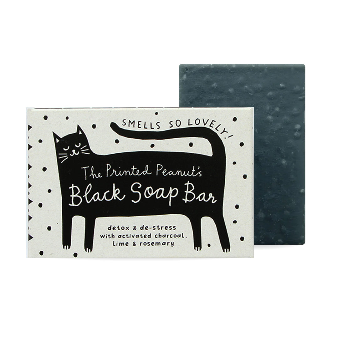 Black Cat Charcoal Natural Handmade Soap Bar