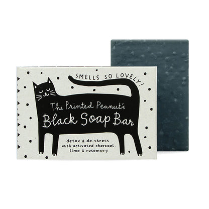 Black Cat Charcoal Natural Handmade Soap Bar