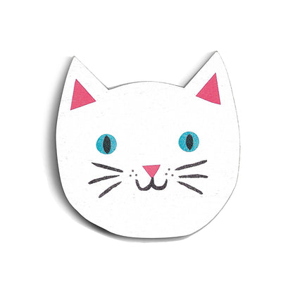 Cat Printed Wooden Fridge Magnet