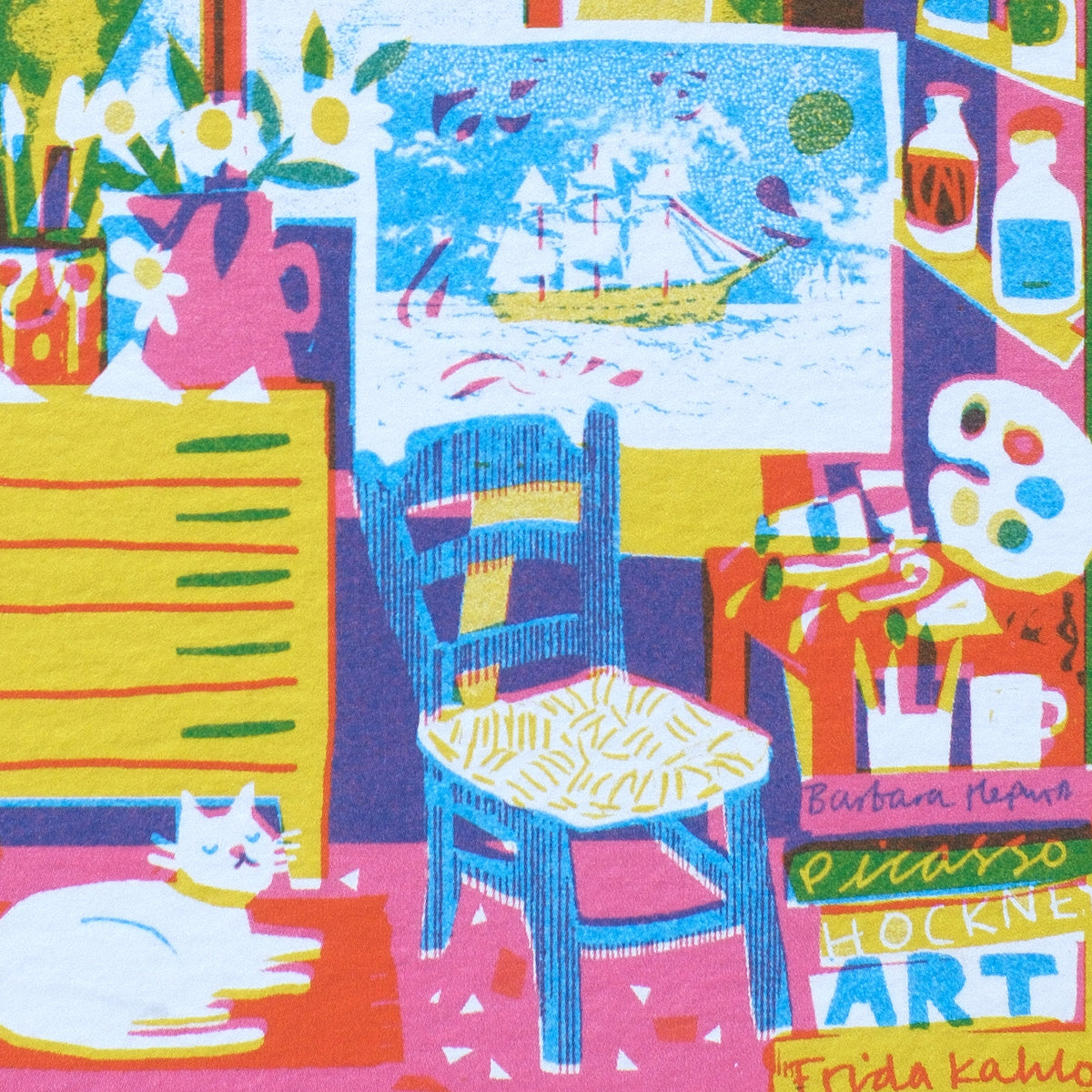 Artist Studio Shaped Card