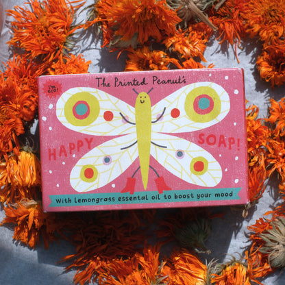 Happy Soap Lemongrass Handmade Soap Bar