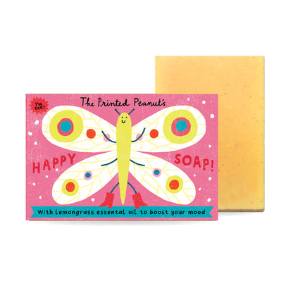 Happy Soap Lemongrass Handmade Soap Bar