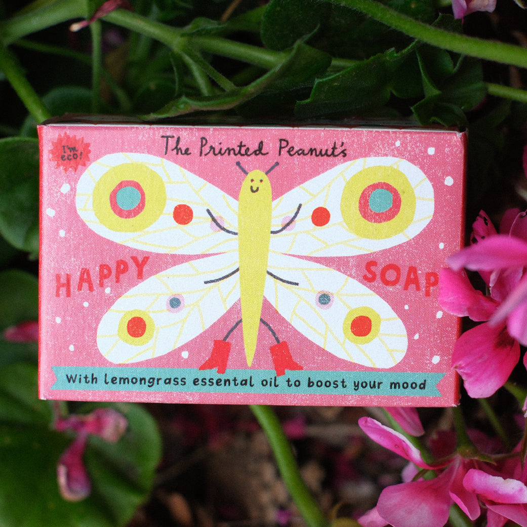 Happy Soap Lemongrass Handmade Soap Bar
