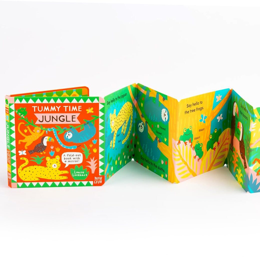 Tummy Time: Jungle Baby Board Book