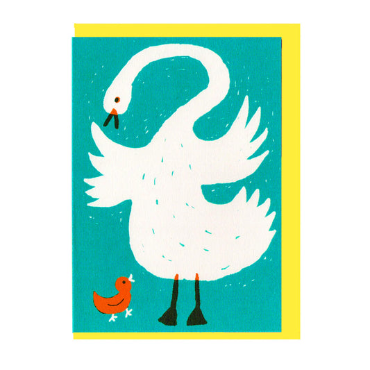 Swan & Cygnet A6 Card