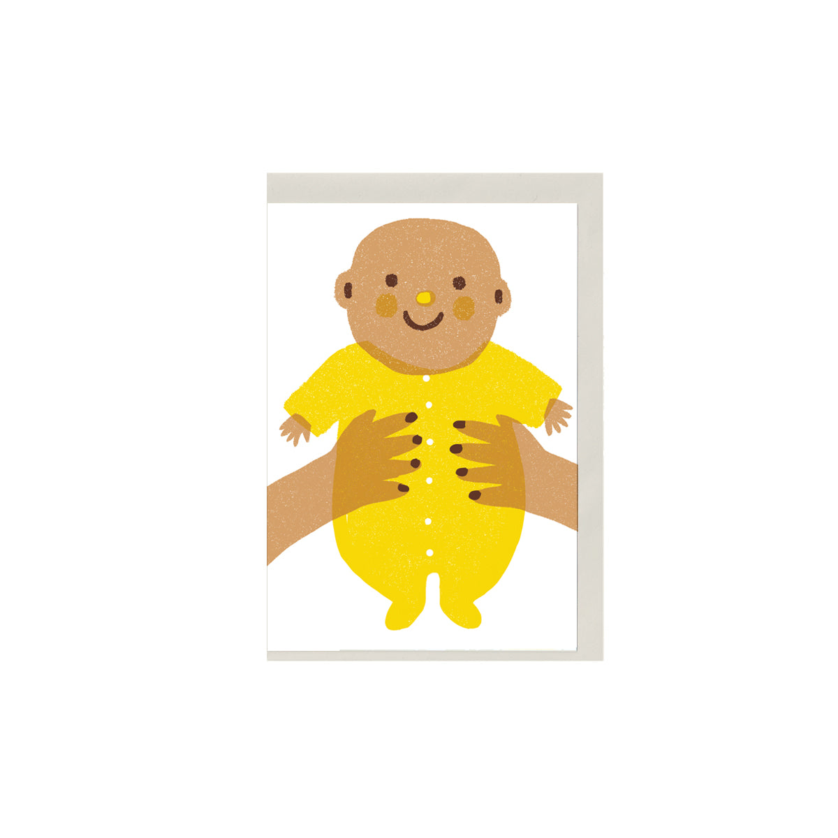 Yellow Card Small Yellow Baby Mini A7 Card – theprintedpeanut