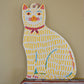 Letterpress Paper Cut Out Decoration - Cat