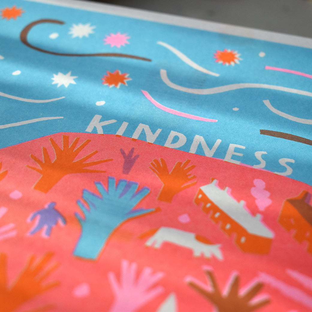 Kindness A4 Risograph Art Print